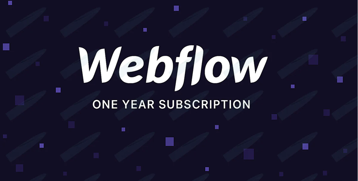 Webflow – One Year Subscription